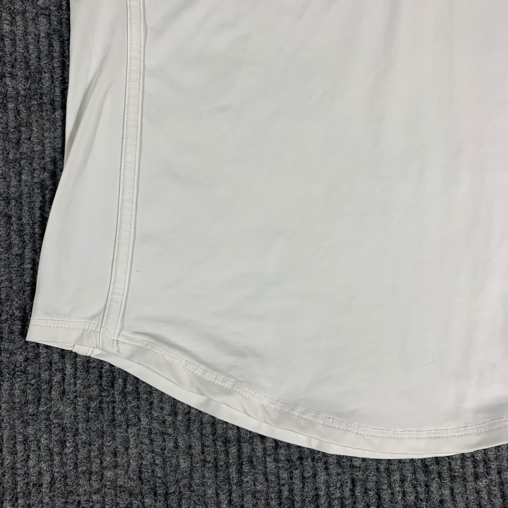 Greyson Top Womens S mall White Quarter Zip Sleeveless Performance Golf Stretch - Picture 7 of 12